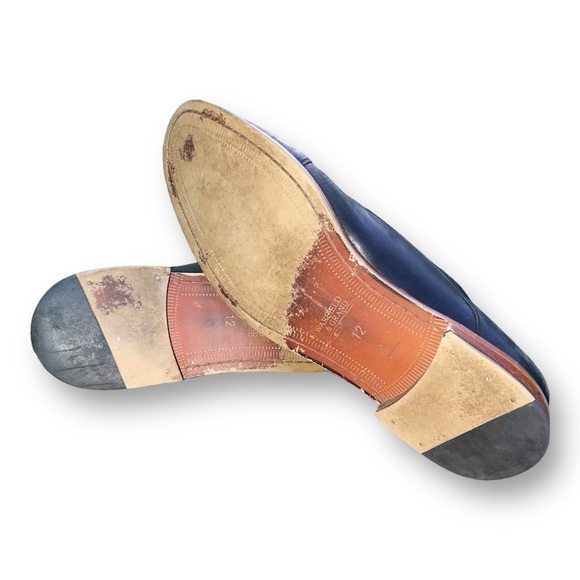 🖤 Warfield & Grand Double Monk Strap Shoes | Men’s Size 12 | Black Leather Dress - Picture 6 of 7